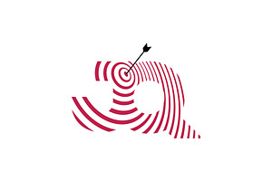 JQ or QJ logo and icon design