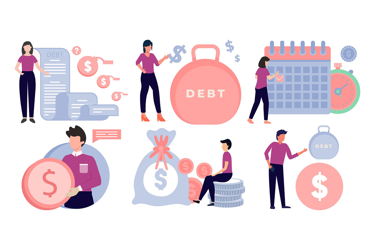30 Loan Operation Illustration, an Illustration by Vector Portal (Photo 4 of 7)