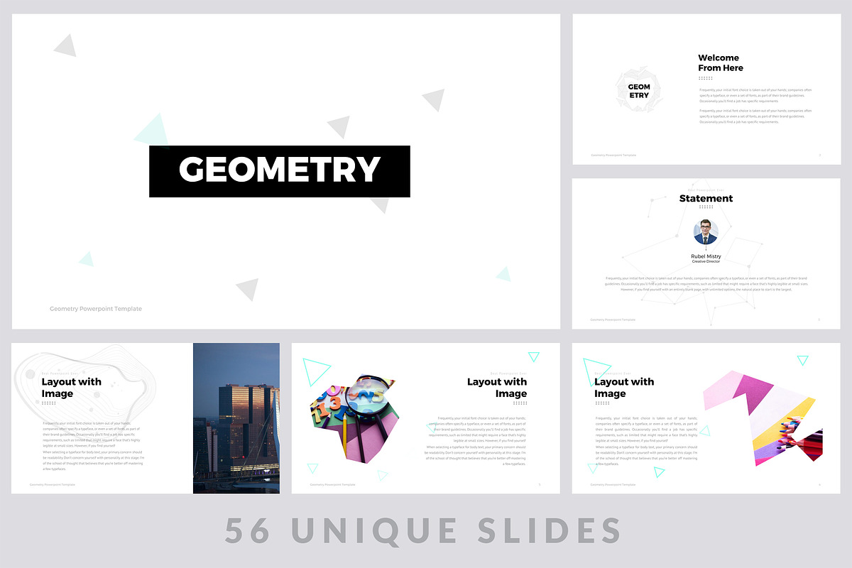 Geometric Keynote Template, a Presentation Template by ZAAS