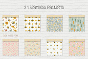 Cute bees, bears, flowers bundle, an Illustration by ann_etc (Thumbnail 8 of 12)