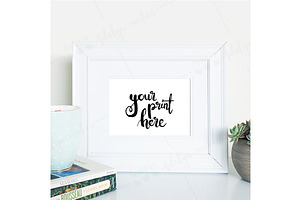 Styled frame mockup - coffee table 2