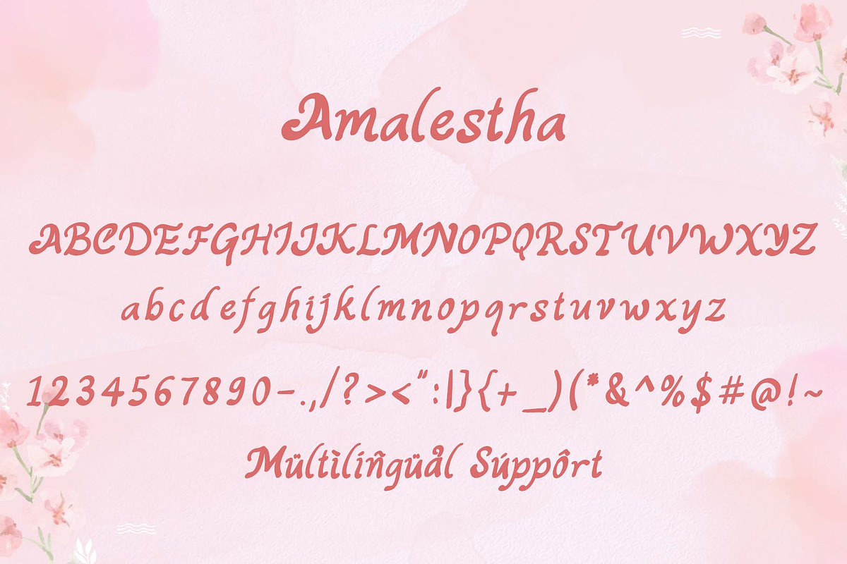 Amalestha, a Handwritten Font by Yoga Letter (Photo 5 of 5)