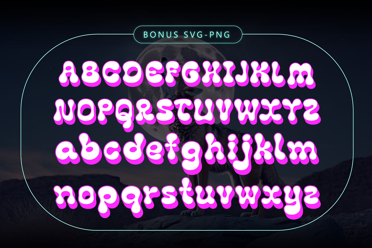 Wolves Howling Font, a Handwritten Font by KengGraphic (Photo 13 of 13)