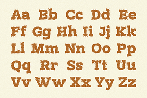 Rusty Plate - Freestyle Typeface