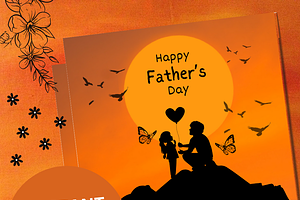Father's Day Template, a Social Media Template by Ascendent Aura