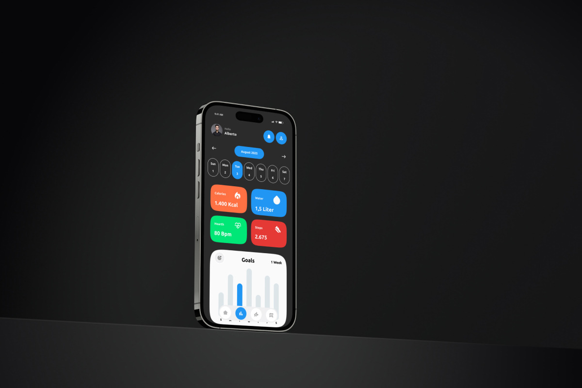 Enervio - Fitness Tracker App UI, an App Template by productype1 (Photo 5 of 5)
