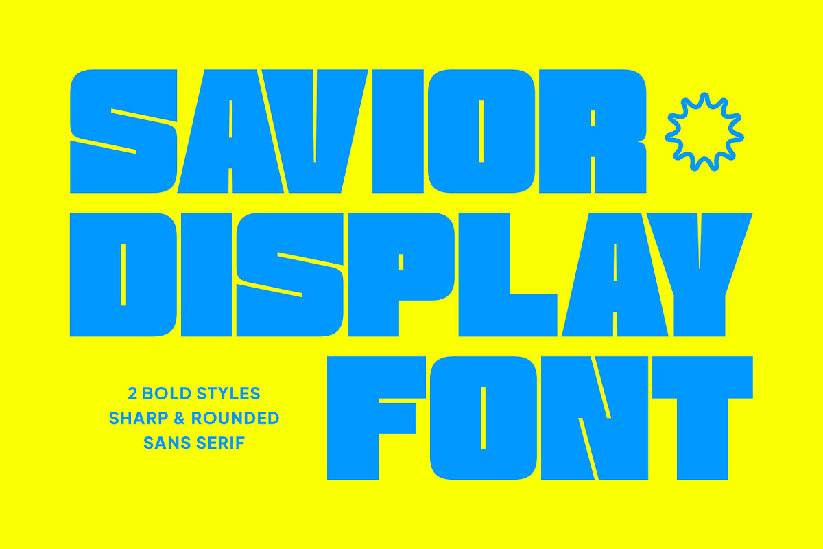 Savior - 2 Styles Bold Sans Serif, a Sans Serif Font by Mahesans Co (Photo 3 of 11)