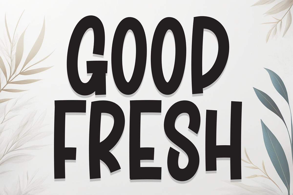 Good Fresh | Script Font, a Script Font by Scratchones (Photo 1 of 8)
