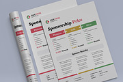 Sponsorship Price Design Template, a Stationery Template by MightyDesign (Thumbnail 4 of 7)