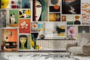 Various styles of abstract paintings, a Pattern Graphic by Muzi pear studio (Thumbnail 1 of 12)
