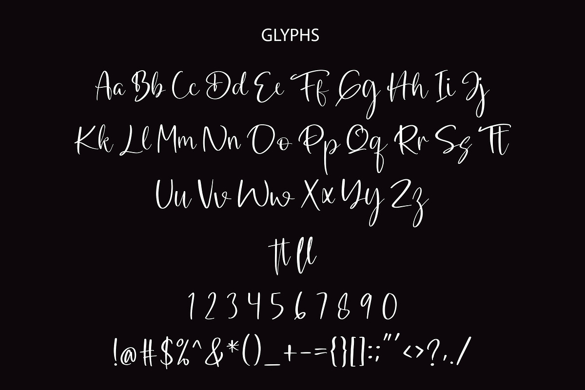 Glethalia Handwritten Script, a Script Font by Formatika Studio (Photo 8 of 8)