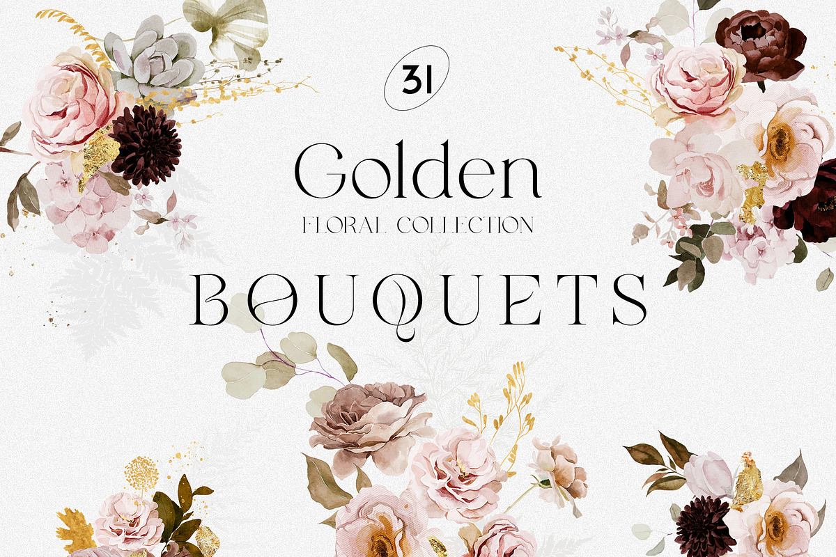 Golden -Blush & Dusty Rose, an Illustration by Isabelle Salem (Photo 3 of 13)