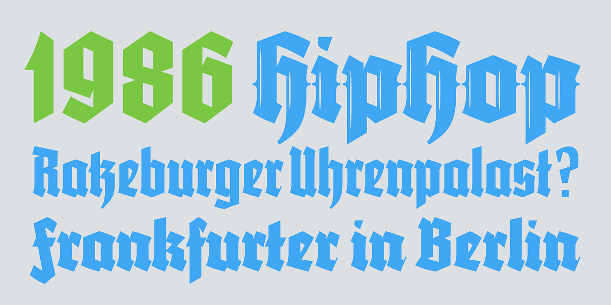 Vivala bl, a Blackletter Font by VivalaType (Photo 4 of 7)