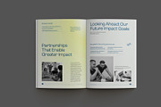 Minimal Gradient ESG Impact Report, a Brochure Template by Neermana (Thumbnail 9 of 11)