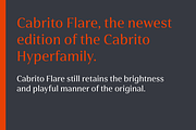 Cabrito Flare, a Sans Serif Font by insigne (Thumbnail 2 of 6)