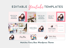 Fairy Boss YouTube Templates, a Social Media Template by ltsdesigns