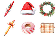 Christmas Planner Clipart, an Illustration by DreamArtGraphic (Thumbnail 2 of 5)