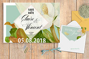 Southern MAGNOLIA-Vintage Clipart, an Illustration by watercolorwild.graphics (Thumbnail 4 of 7)