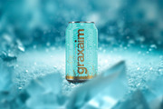 Frozen drink can mockup. Beer/Soda., a Packaging Mockup by Graxaim Mock-up (Thumbnail 1 of 6)