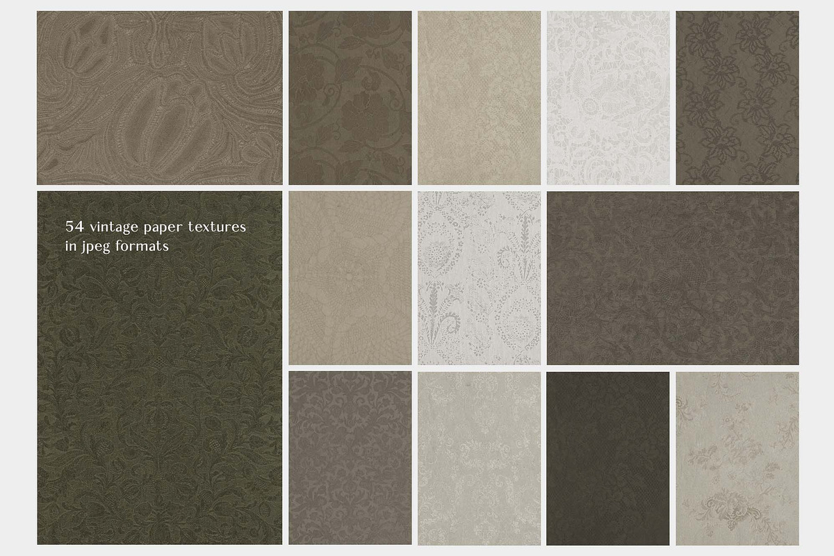 Vintage Lace Papers backgrounds, a Background Graphic by DigARTbyHavroshka (Photo 10 of 13)