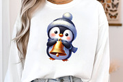 Christmas Penguin Winter Penguin PNG, an Illustration by SinaCreation (Thumbnail 5 of 7)