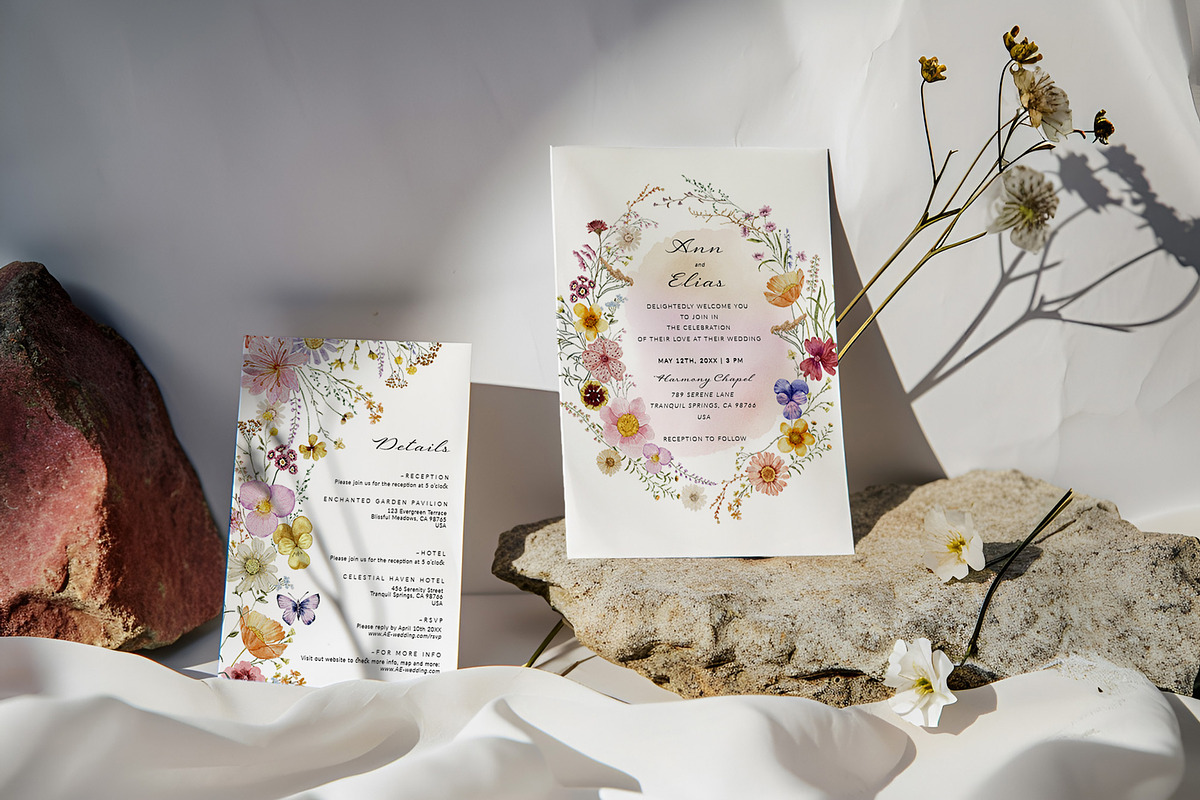 Dried Wildflowers - watercolor flora, an Illustration by SunnyAfternoons (Photo 5 of 15)