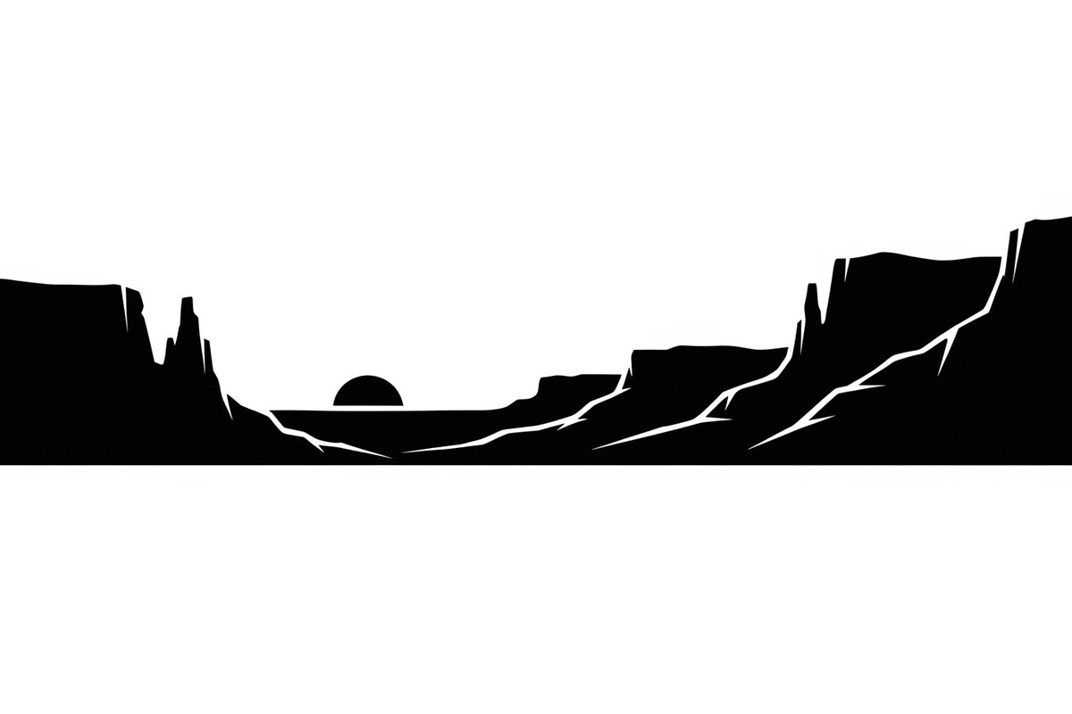 Minimal Desert Mesa Silhouettes, a Graphic by musafir_fashion (Photo 3 of 13)