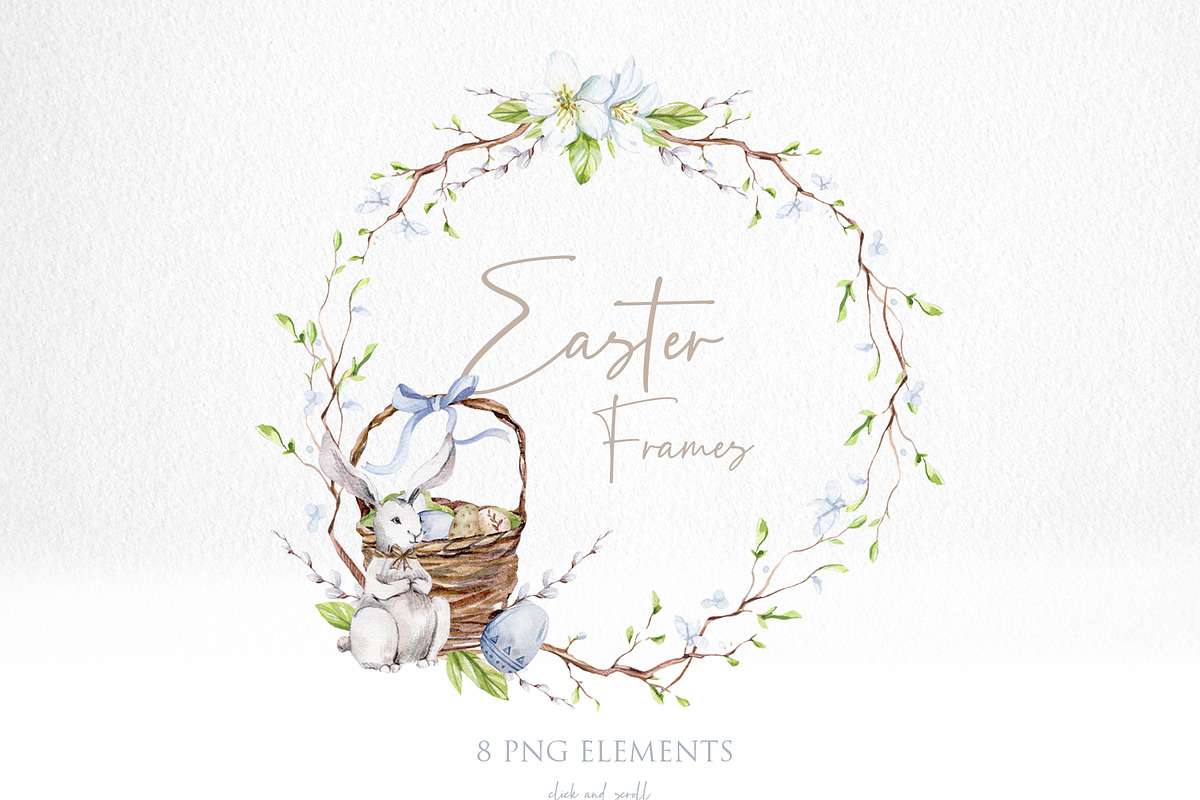 Watercolor Easter Collection, an Animal Illustration by S_ARTLOVE (Photo 9 of 11)