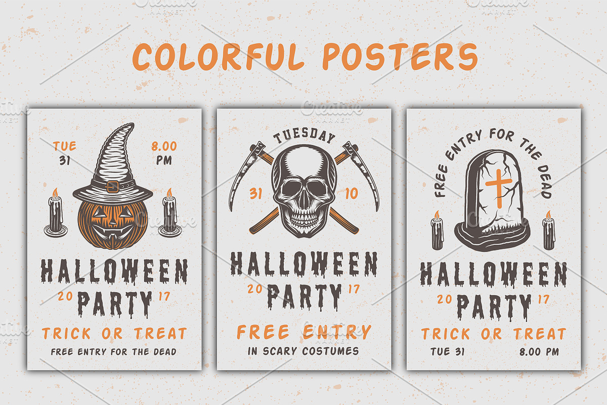 Halloween Massive Bundle, a Branding & Logo Template by AkimD (Photo 14 of 16)