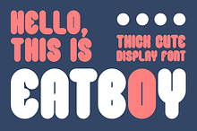 Eatboy - Fun Display Font