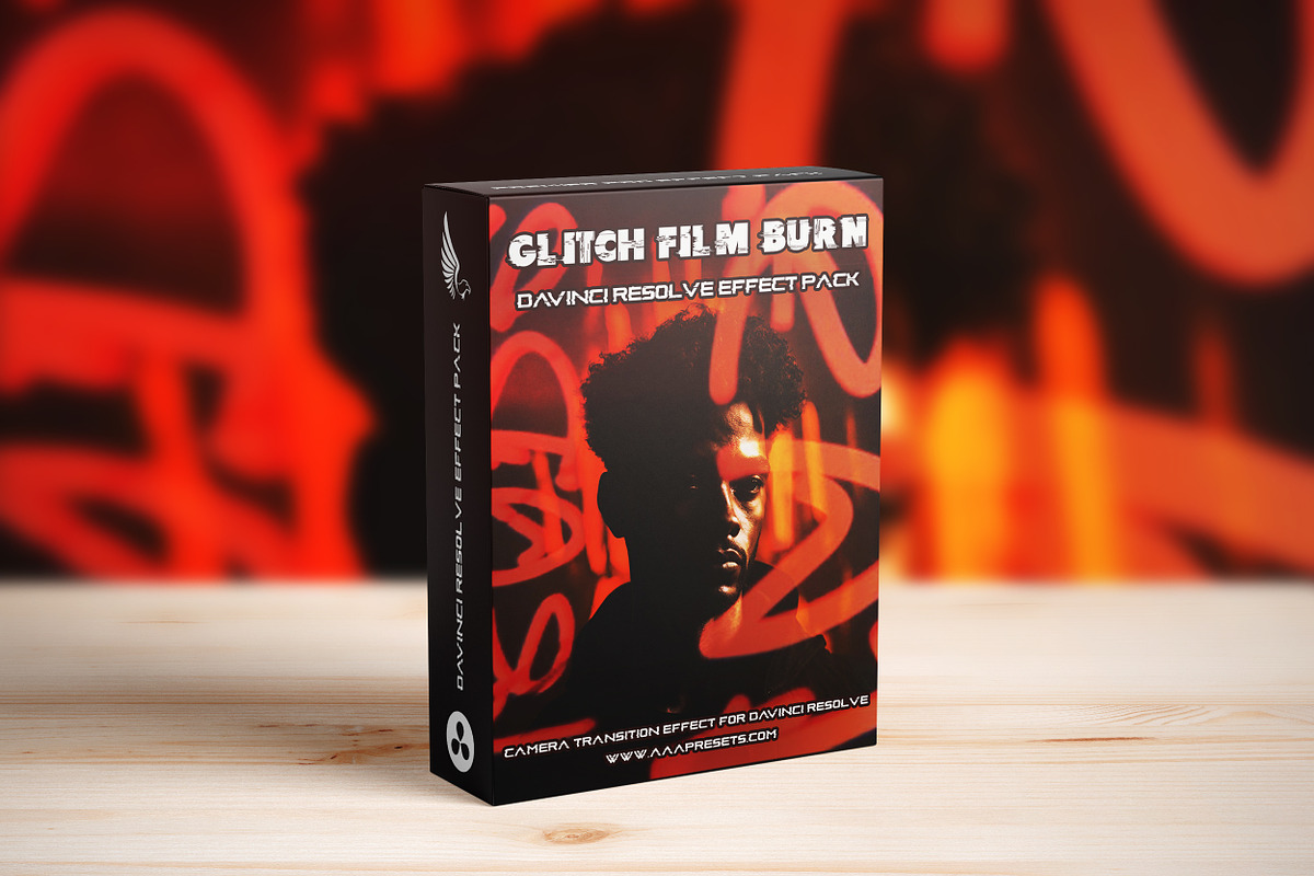 Glitch & Film Burn DaVinci Resolve, a Plug-in Add-On by AAA Presets (Photo 2 of 3)