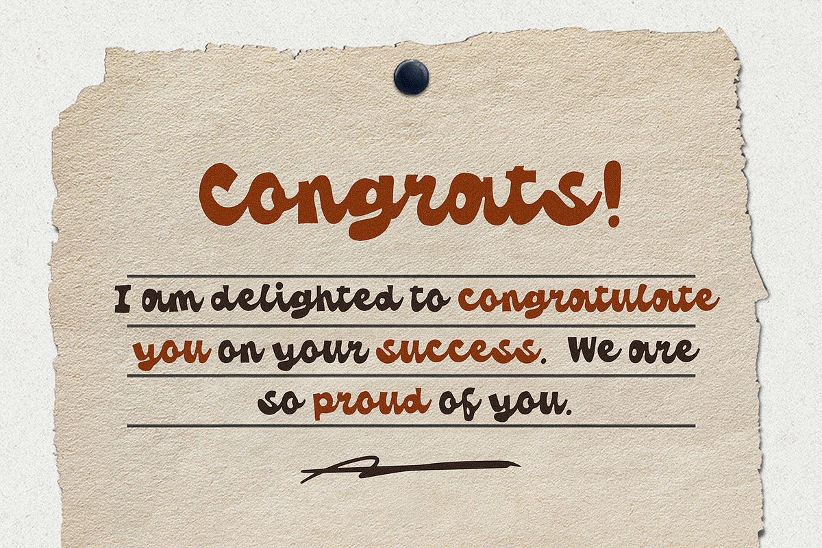 Cathrie Vintage Script, a Handwritten Font by Portocraft (Photo 10 of 13)