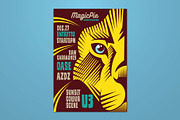 Lion Indie Rock Flyer, a Flyer Template by ashenterprise (Thumbnail 1 of 3)