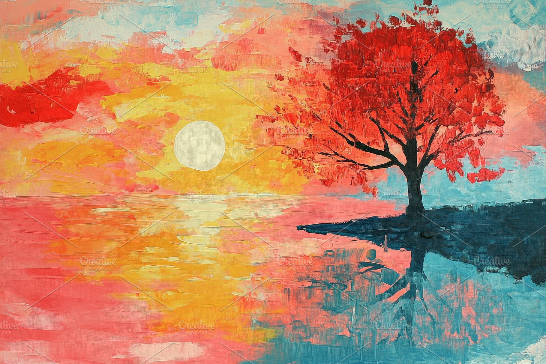 Abstract watercolor art illustration, a Photo by Pavel_design