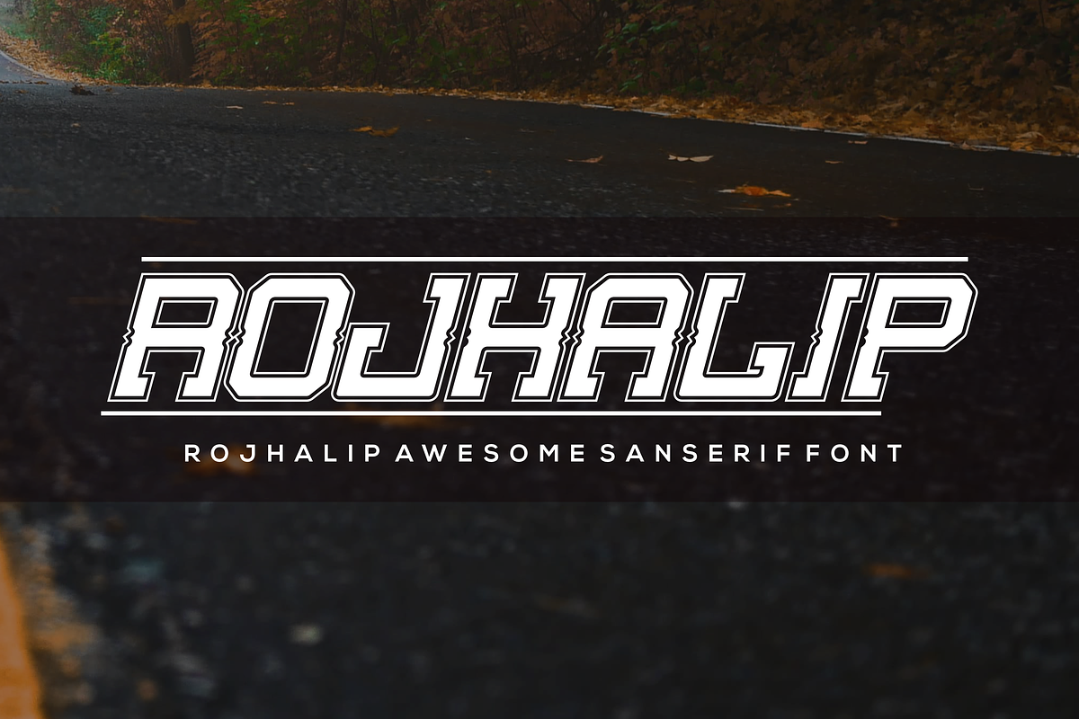 Rojhalip, a Sans Serif Font by riotama85 (Photo 2 of 5)