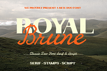 Royal Brune – Classic Font Duo