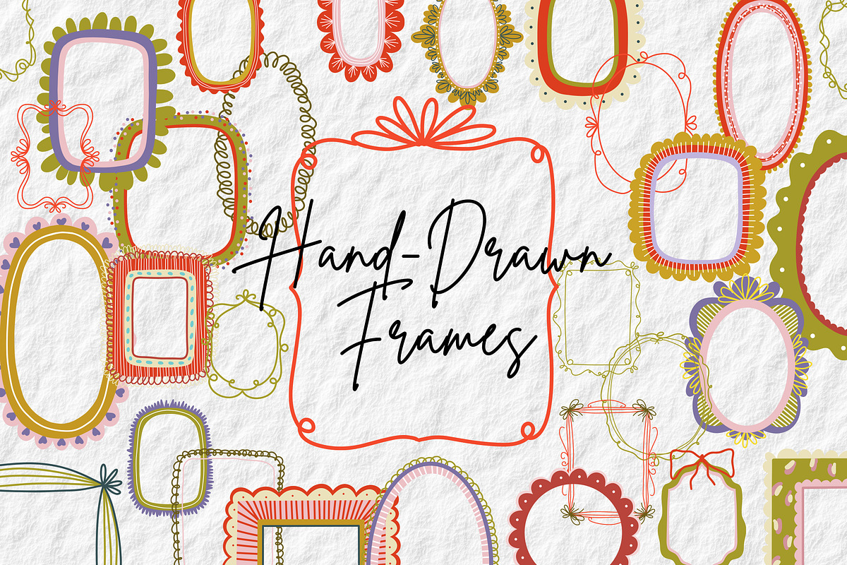 Whimsical decorative frames, a Decorative Illustration by Chikovnaya (Photo 11 of 13)