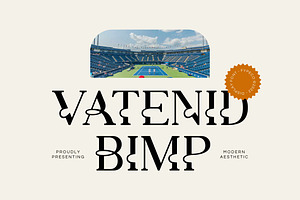 Vatenid Bimp-Modern & Aesthetic Font