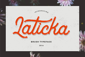 Laticka Brush Script OFF 30%