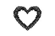 Floral Heart Wreath SVG Bundle, an Illustration by Gaye Art (Thumbnail 22 of 31)