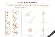 Set of rope elements, an Object Graphic by ARg Design (Thumbnail 1 of 2)