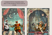 COMMEDIA DELL' ARTE CLIPART SET, a Person Illustration by Daring Digies (Thumbnail 8 of 8)