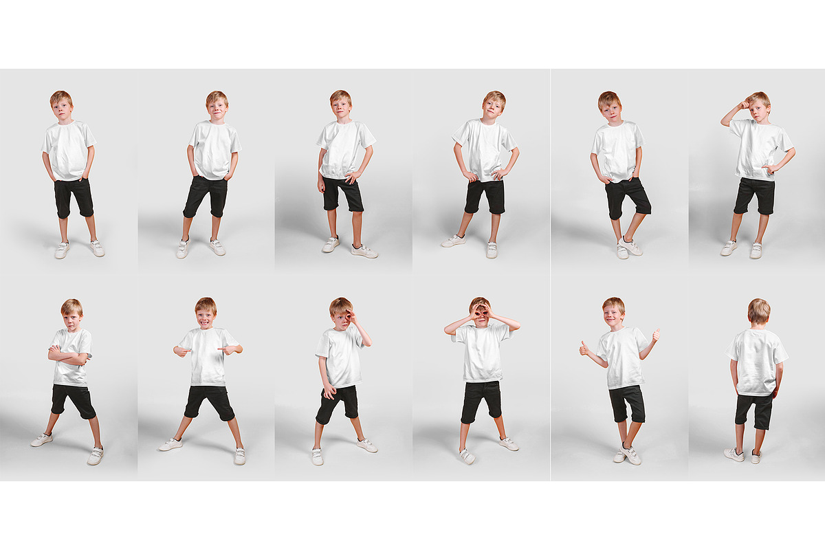 Kids Boy T-Shirt PSD Mockups Vol5, a Shirt Mockup by Hi, Mock-Up! (Photo 10 of 10)