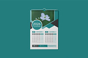 2026 Wall Calendar Template, a Stationery Template by VectStock (Thumbnail 7 of 9)
