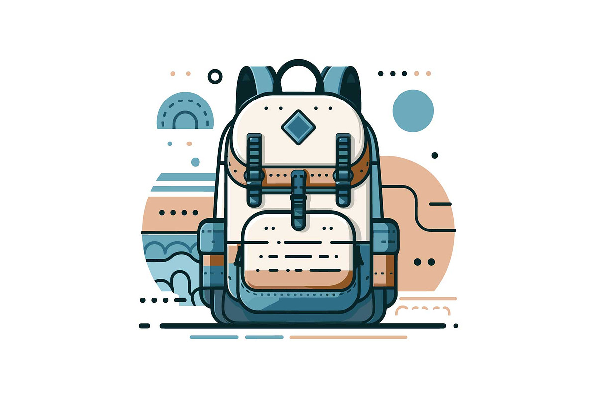 Adventure Hiking Bag Icons, an Object Graphic by yasushie (Photo 6 of 16)