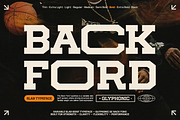GC Back Ford - Urban Slab Typeface, a Slab Serif Font by Glyphonic (Thumbnail 1 of 15)