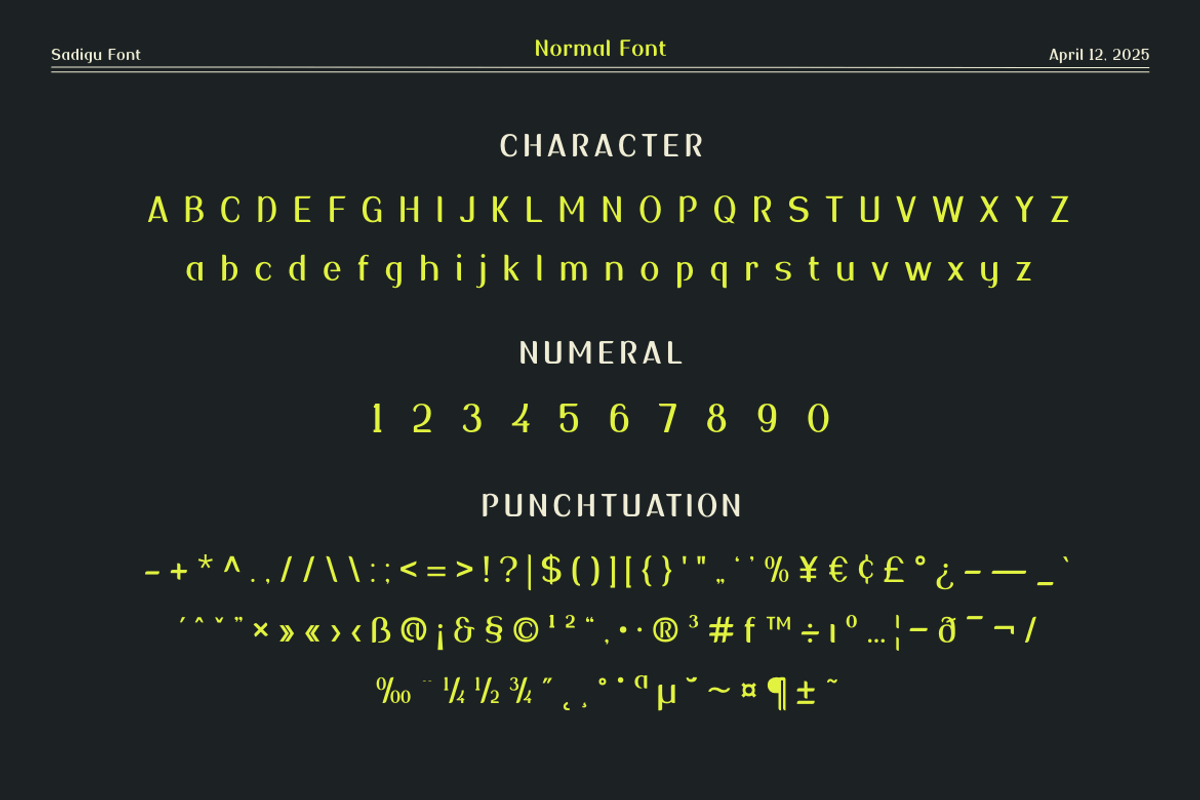 Sadigu, a Sans Serif Font by twinstd (Photo 10 of 13)