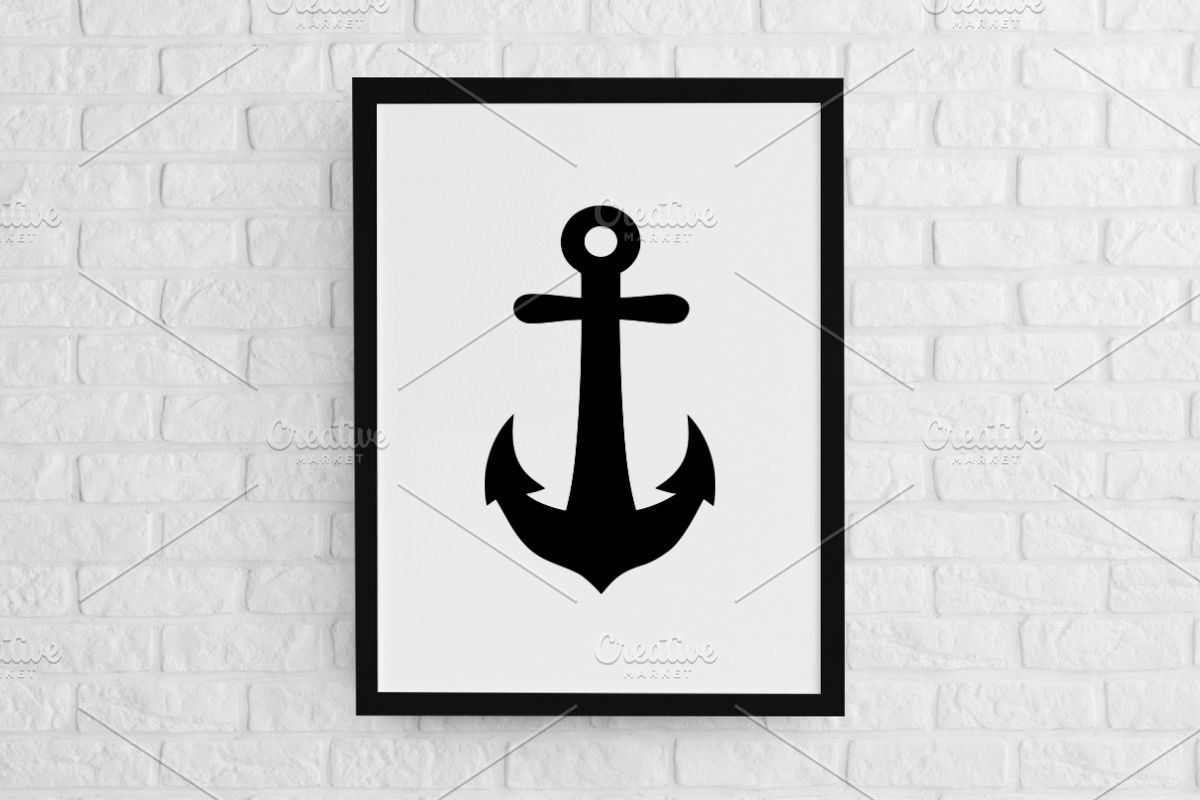 Anchor Silhouette SVG, an Object Illustration by newminddesign (Photo 2 of 3)