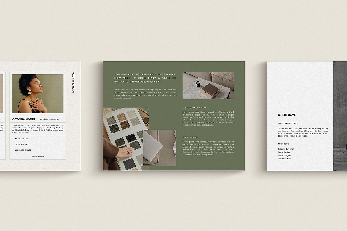Olivia | Project Proposal CANVA, a Presentation Template by Luna Soul Design (Photo 6 of 7)