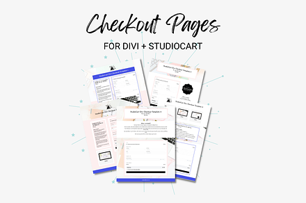 Divi StudioCart Checkout Templates
